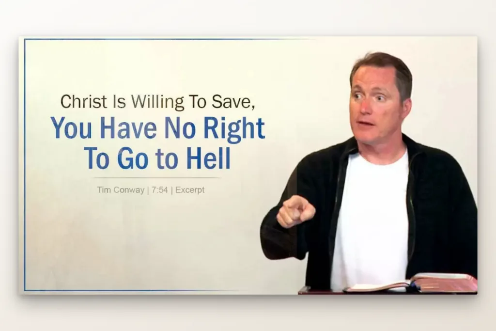 Tim Conway — Christ Is Willing To Save