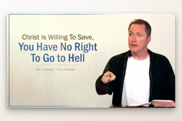 Tim Conway — Christ Is Willing To Save
