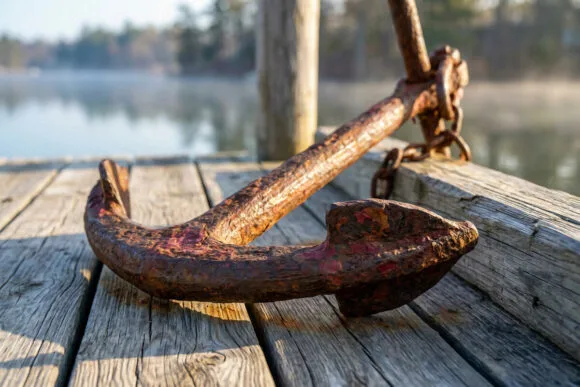 An anchor — the assurance of hope